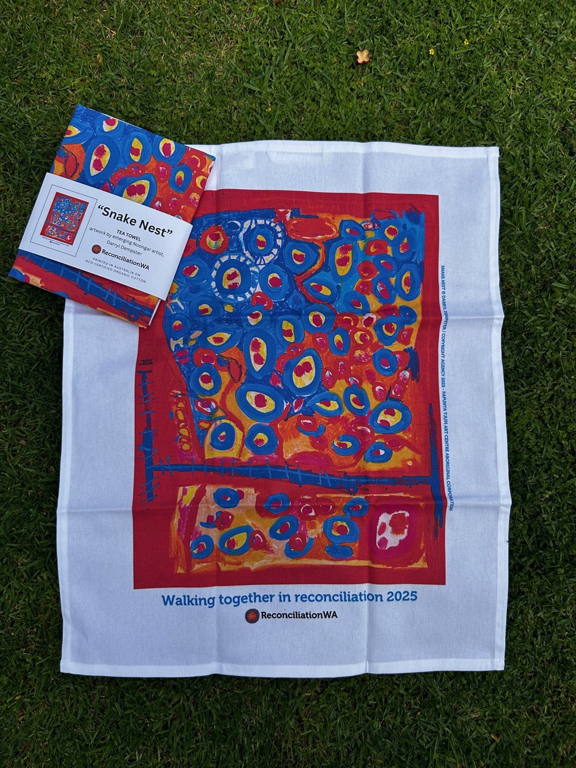 Tea towel - Street banner artwork 2025