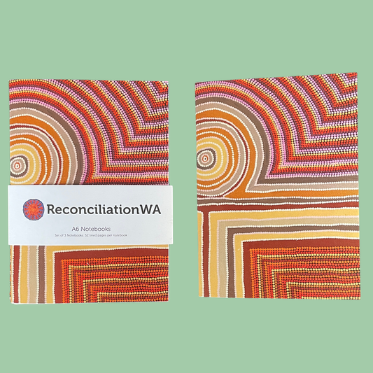 Notebooks A6 (set of 3) - Street banner artwork 2026