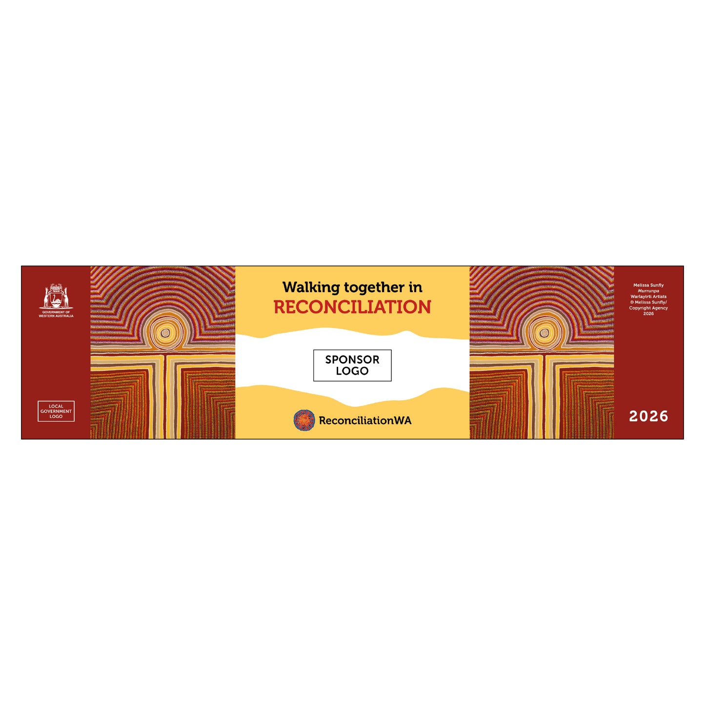 Broome - across and above Hammersley St - 9m (length) x 1m (height)